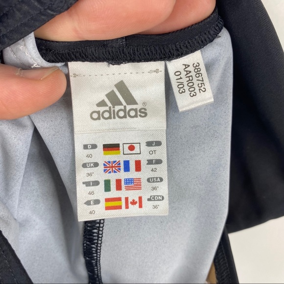 Adidas Infinitex Black and Gray One Piece Swimsuit - Picture 4 of 7